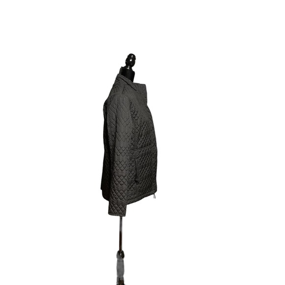 Black Izod quilted jacket Medium - Picture 2 of 3